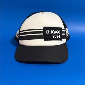 BOCO + New Balance | 3run2| Black & White Mesh Cap - Chicago 2024 | Marathon